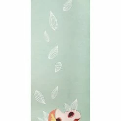 Milliotandco Yoga Mats Quan X Milliot & Co. - Peaches Rubber Sport Mat (3.5MM) - Green