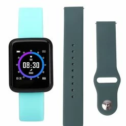 Milliotandco Timothy Smart Watch With 2 Straps V2.0 (Aqua/Olive) Accessories