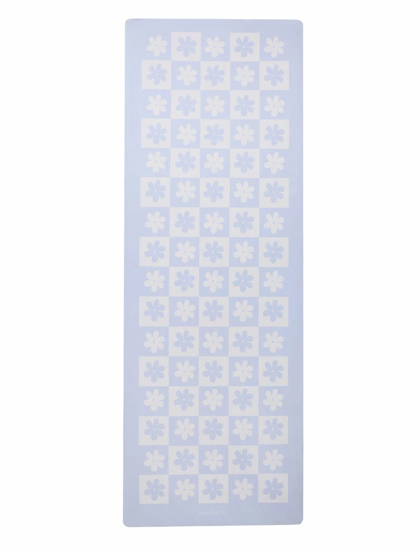 Milliotandco Accessories Flower Power Yoga Mat (3.5mm) (Light Blue)