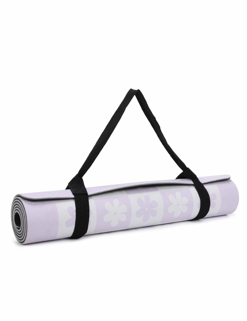 Milliotandco Flower Power Yoga Mat (6mm) (Thistle) Accessories
