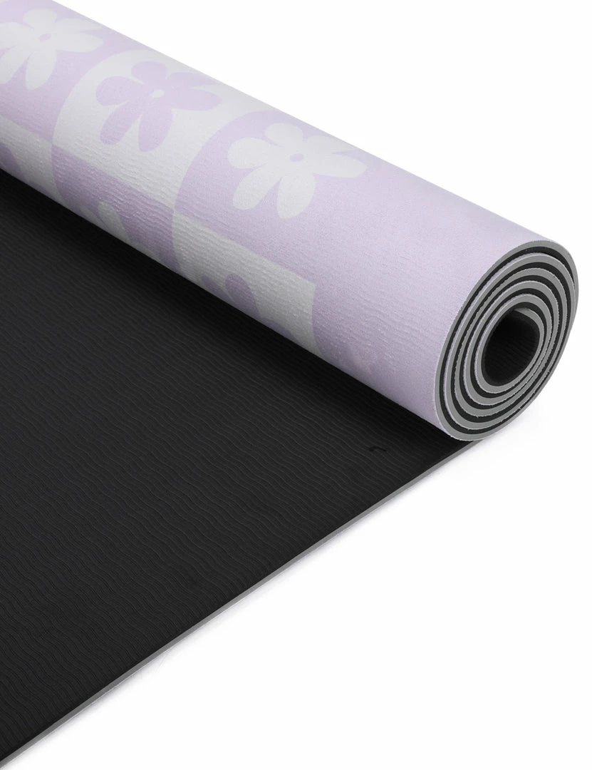 Milliotandco Flower Power Yoga Mat (6mm) (Thistle) Accessories
