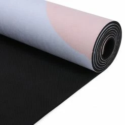 Milliotandco Accessories Retro Wave Yoga Mat (3.5mm) (Sky Blue)