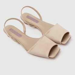 Milliotandco Shoes Nurita Harith Hanis Square Toe Ballerina & Flats (Tortilla)