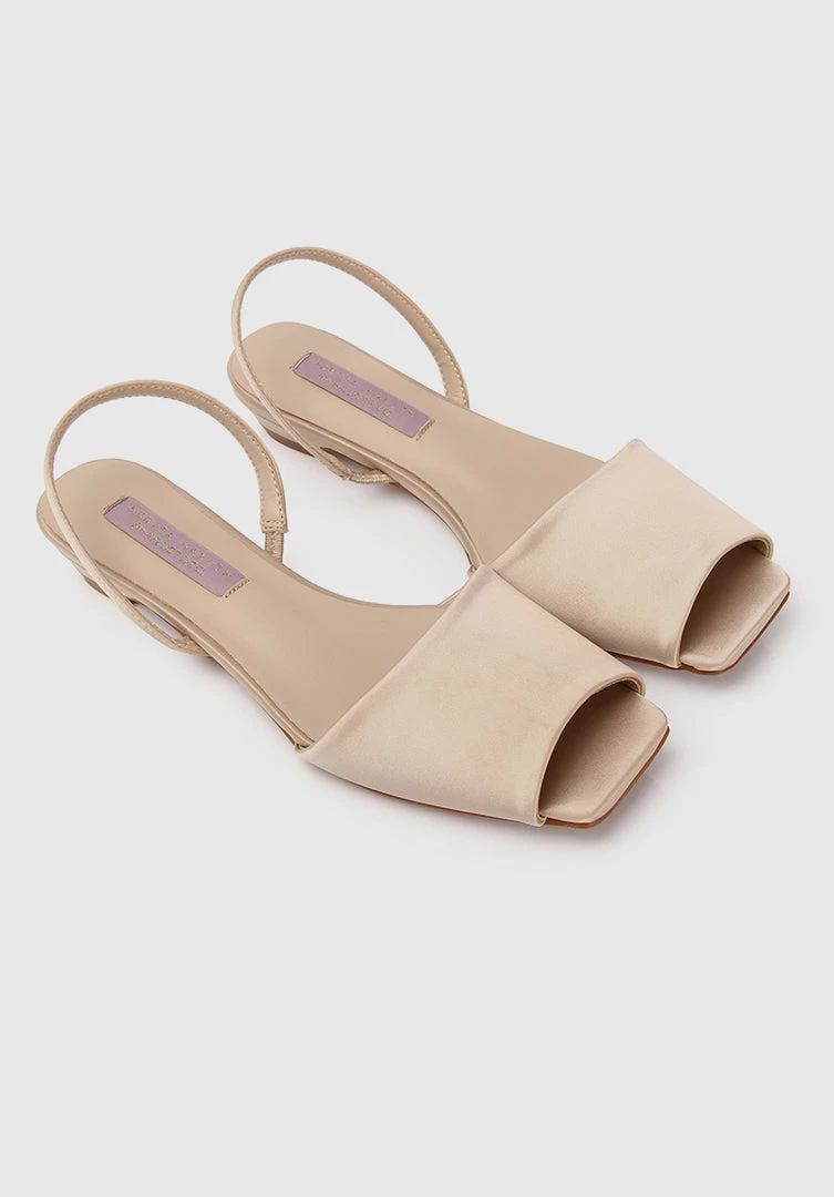 Milliotandco Shoes Nurita Harith Hanis Square Toe Ballerina & Flats (Tortilla)