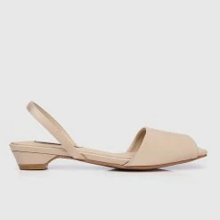 Milliotandco Shoes Nurita Harith Hanis Square Toe Ballerina & Flats (Tortilla)