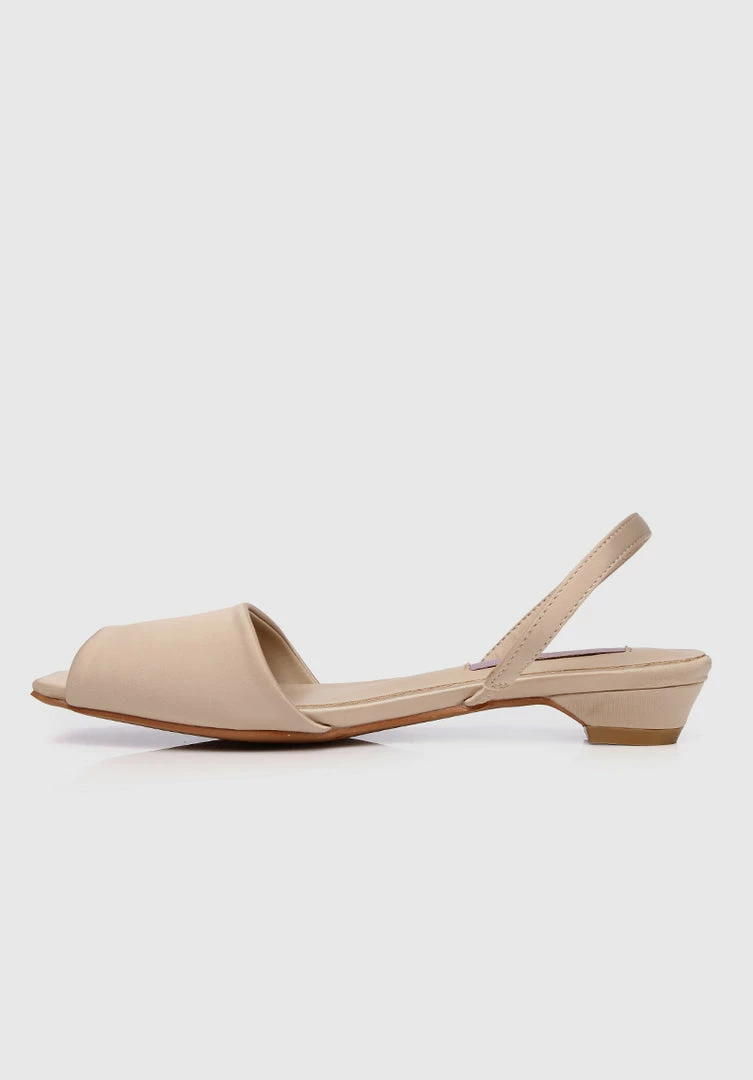 Milliotandco Shoes Nurita Harith Hanis Square Toe Ballerina & Flats (Tortilla)