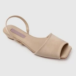 Milliotandco Shoes Nurita Harith Hanis Square Toe Ballerina & Flats (Tortilla)