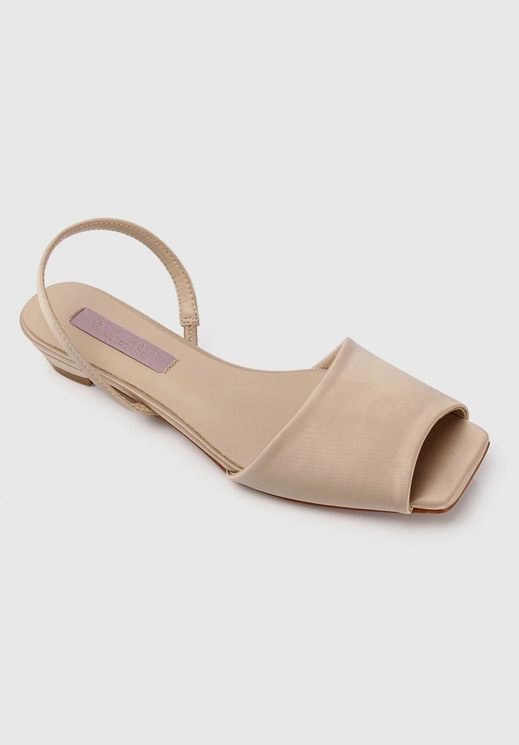 Milliotandco Shoes Nurita Harith Hanis Square Toe Ballerina & Flats (Tortilla)
