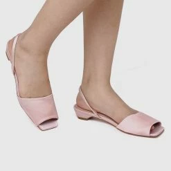 Milliotandco Nurita Harith Hanis Square Toe Ballerina & Flats (Pink)