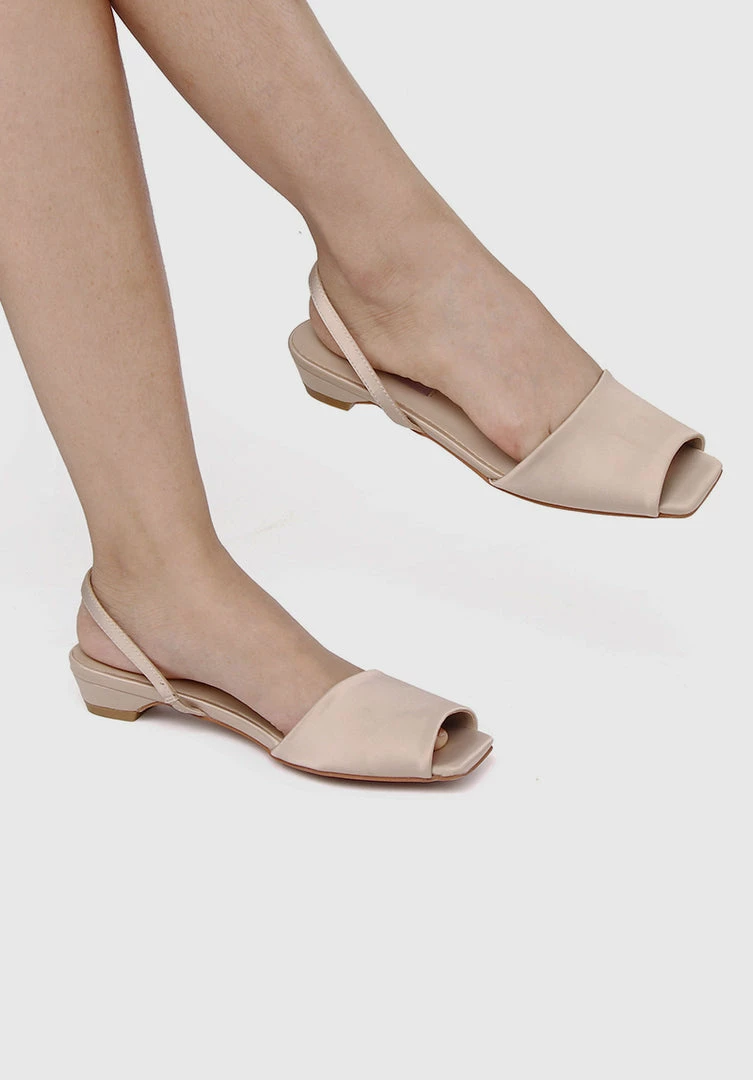 Milliotandco Shoes Nurita Harith Hanis Square Toe Ballerina & Flats (Tortilla)