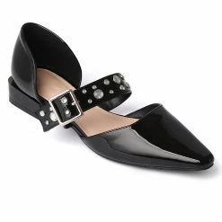 Milliotandco Jasmine Pointed Toe Flats (Black) Shoes