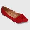 Milliotandco Shoes Rapunzel Pointed Toe Ballerina Flats (Red)