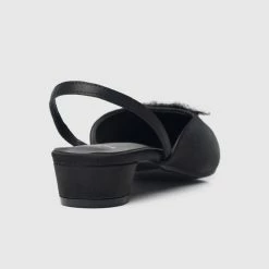 Milliotandco Disney Frozen Let It Go Heels Pointed Toe Ballerina & Flats (Black)