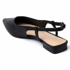 Milliotandco Princess Pointed Toe Flats (Black) Shoes