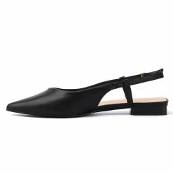 Milliotandco Princess Pointed Toe Flats (Black) Shoes