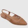 Milliotandco Shoes Kym Pointed Toe Flats (Brown)