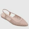 Milliotandco Kym Pointed Toe Flats (Pink) Shoes