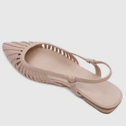 Milliotandco Kym Pointed Toe Flats (Pink) Shoes