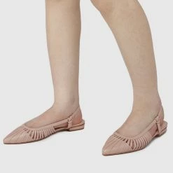 Milliotandco Kym Pointed Toe Flats (Pink) Shoes