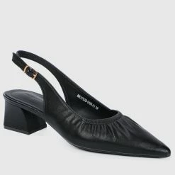Milliotandco Evonne Pointed Toe Ballerina & Flats (Black) Shoes