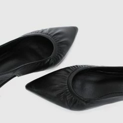 Milliotandco Evonne Pointed Toe Ballerina & Flats (Black) Shoes