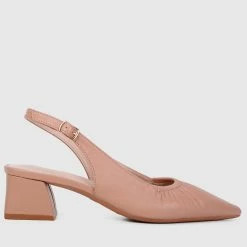 Milliotandco Shoes Evonne Pointed Toe Ballerina & Flats (Nude)