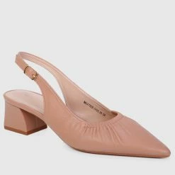 Milliotandco Shoes Evonne Pointed Toe Ballerina & Flats (Nude)