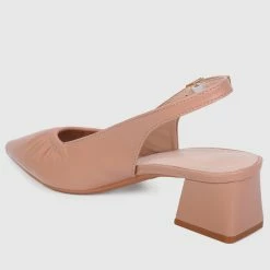 Milliotandco Shoes Evonne Pointed Toe Ballerina & Flats (Nude)