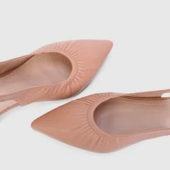 Milliotandco Shoes Evonne Pointed Toe Ballerina & Flats (Nude)