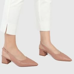 Milliotandco Shoes Evonne Pointed Toe Ballerina & Flats (Nude)