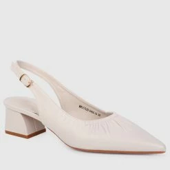 Milliotandco Shoes Evonne Pointed Toe Ballerina & Flats (Almond)