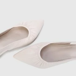 Milliotandco Shoes Evonne Pointed Toe Ballerina & Flats (Almond)