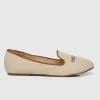 Milliot & Co Disney Minnie Live Life Fully Rounded Toe Ballerina & Flats (Nude)