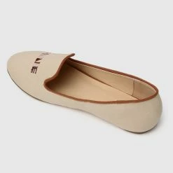 Milliot & Co Disney Minnie Live Life Fully Rounded Toe Ballerina & Flats (Nude)