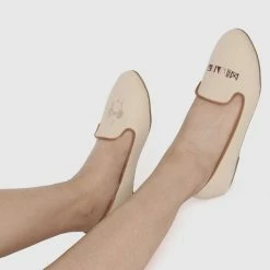 Milliot & Co Disney Minnie Live Life Fully Rounded Toe Ballerina & Flats (Nude)