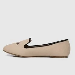 Milliot & Co Shoes Disney Minnie Live Life Fully Rounded Toe Ballerina & Flats (Brown)