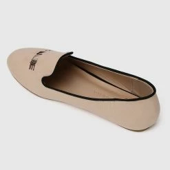 Milliot & Co Shoes Disney Minnie Live Life Fully Rounded Toe Ballerina & Flats (Brown)