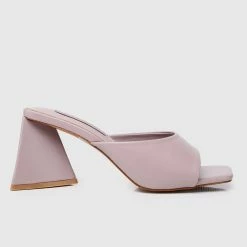 Milliotandco Shoes Nurita Harith Hydee Square Toe Heels (Purple)