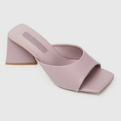 Milliotandco Shoes Nurita Harith Hydee Square Toe Heels (Purple)