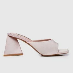 Milliotandco Nurita Harith Hydee Square Toe Heels (Pink)