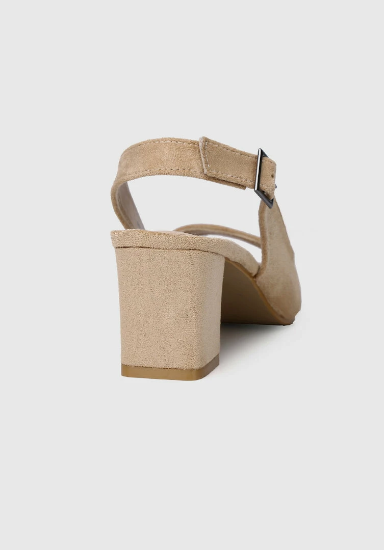 Milliotandco Shoes 24 Karat Square Toe Heels (Burlywood)