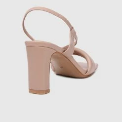 Milliot & Co Nurita Harith Helda Square Toe Heels (Purple)