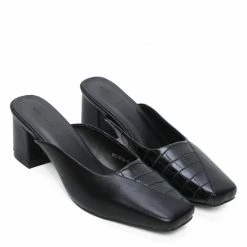 Milliotandco Wizard Square Toe Heels (Black)