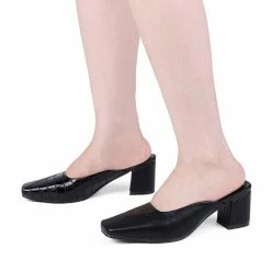 Milliotandco Wizard Square Toe Heels (Black)