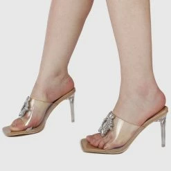 Milliotandco Shoes Showtime Square Toe Heels (Nude)