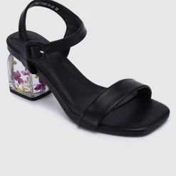 Milliotandco Fantasy Floral Heels (Black)