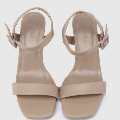 Milliotandco Fantasy Square Toe Heels (Nude)