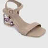 Milliotandco Fantasy Square Toe Heels (Nude)