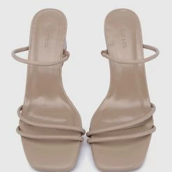 Milliotandco Ursula Floral Heels (Nude) Shoes