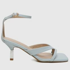 Milliotandco Beautiful Thong Heels (Sky Blue)